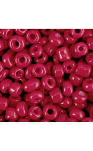 Seed beads 6/0 (4mm) Cherry red